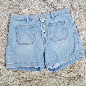 5/$20 Gap High Rise 4" Jean Shorts